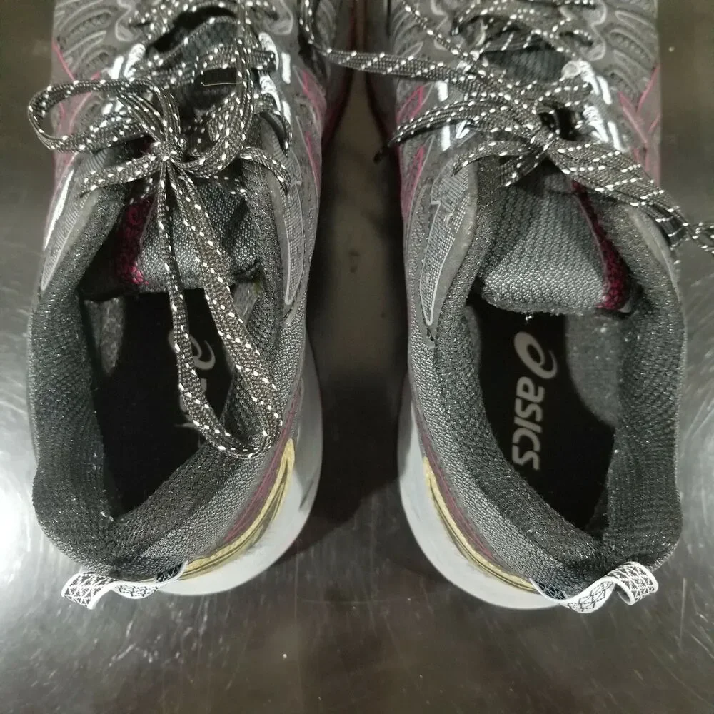 Asics 1012A476 Gel Venture 7 Black Mesh Running Sneaker Shoes Women's US 11